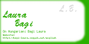 laura bagi business card